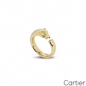 Cartier Yellow Gold Panthere De Cartier Ring B4230154